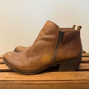 Brown Leather Ankle Boots